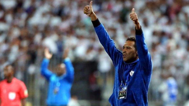 Zamalek coach Moamen Soliman.