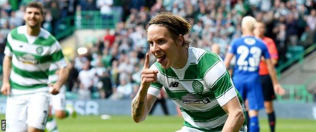 Celtic midfielder Stefan Johansen