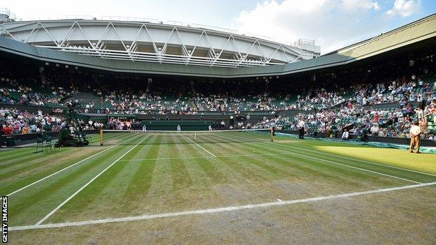 Centre Court at Wimbledon