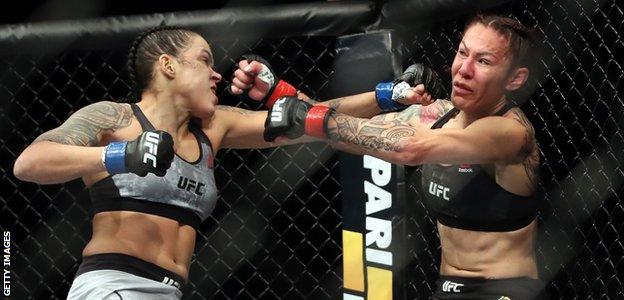 Amanda Nunes beats Cris Cyborg in December 2018