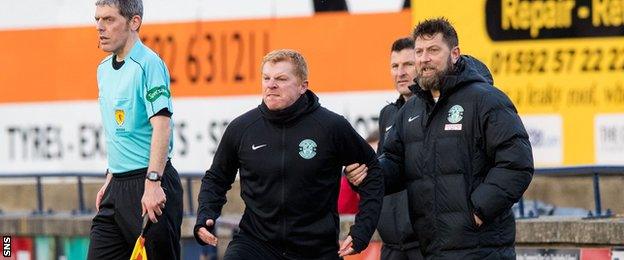 Hibernian manager Neil Lennon was livid with his team on Saturday as they drew 1-1 at Raith Rovers