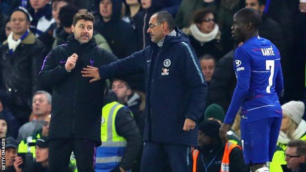 Mauricio Pochettino and Maurizio Sarri