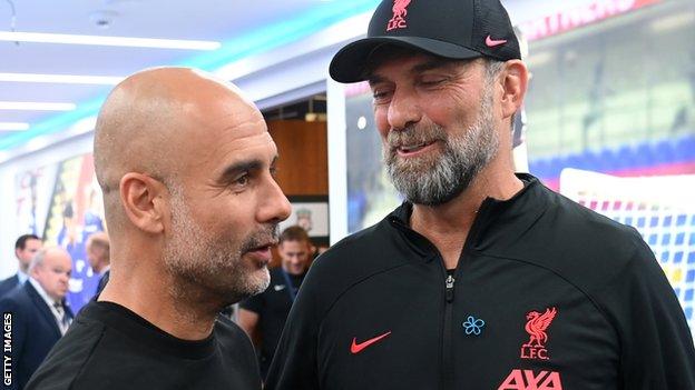 Pep Guardiola and Jurgen Klopp