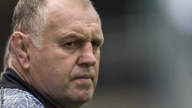 Dean Richards was charged with misconduct by the RFU on Tuesday