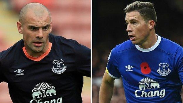 Darron Gibson and Bryan Oviedo