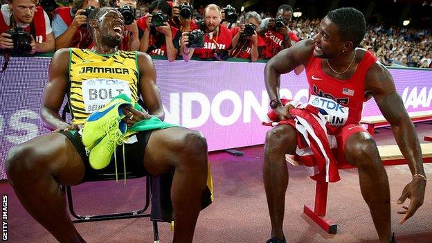 Usain Bolt and Justin Gatlin