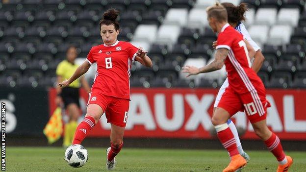 Angharad James (L) and Jess Fishlock have been left out after a hectic season for club and country