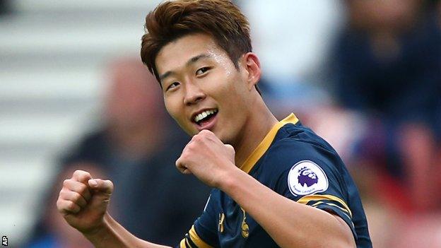 Tottenham forward Son Heung-min