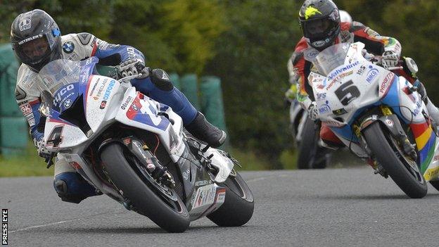 Guy Martin was in front of Bruce Anstey before crashing