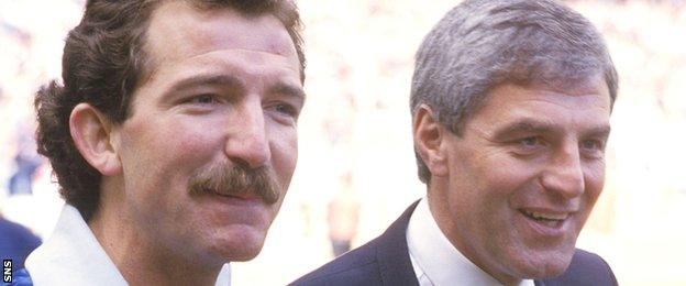 Graeme Souness and Walter Smith