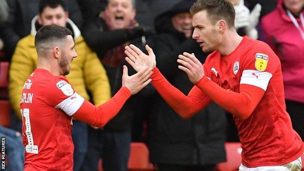 Barnsley celebrate