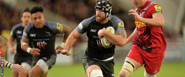 Newcastle Falcons flanker Gary Graham