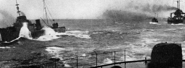 Action from the Battle of Jutland