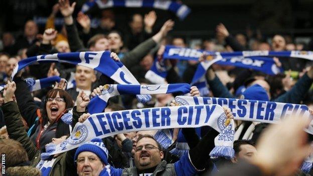 Leicester City supporters