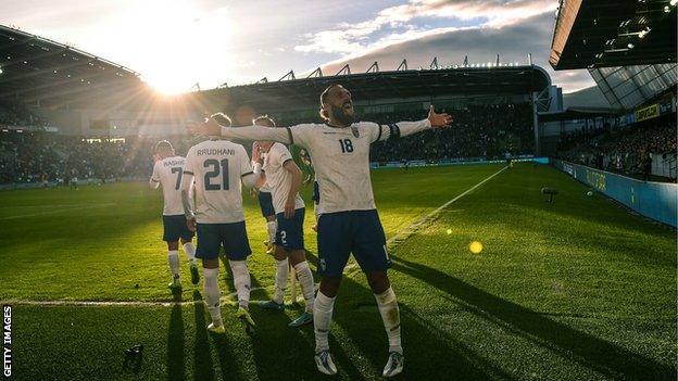 Vedat Muriqi opened the scoring at WIndsor Park