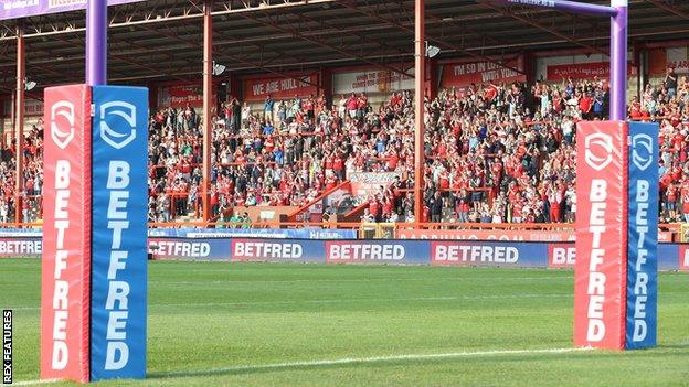 A limited number of fans have been allowed to attend matches at Hull KR's Lightstream Stadium since lockdown measures began to ease earlier this year