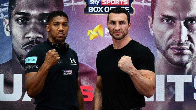 Anthony Joshua vs Wladimir Klitschko