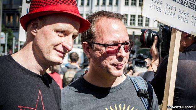 Markus Beckedahl and Andre Meister received a notice about the investigation