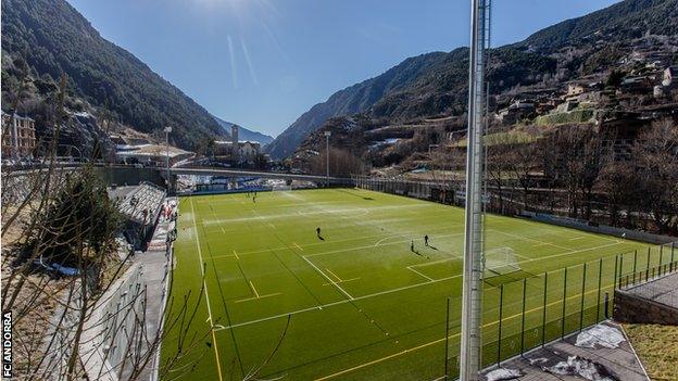 FC Andorra's Estadio Prada de Moles