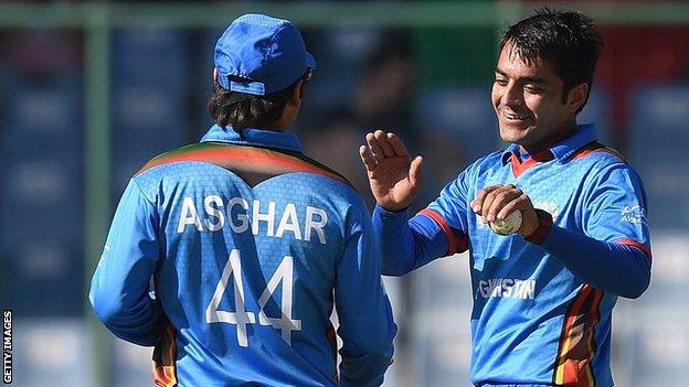 Asghar Afghan and Rashid Khan