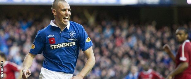 Rangers striker Kenny Miller