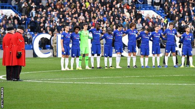 Chelsea minute's silence