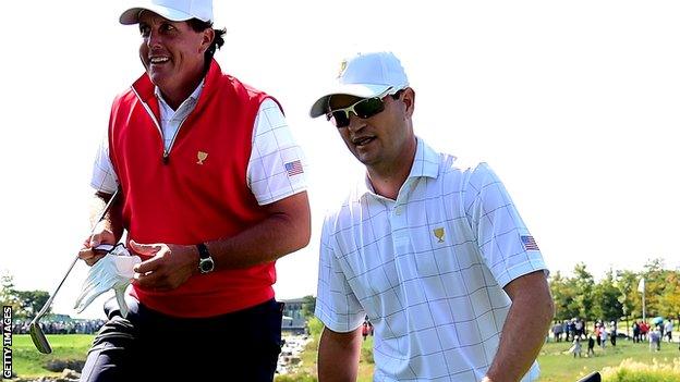 Phil Mickelson and Zach Johnson