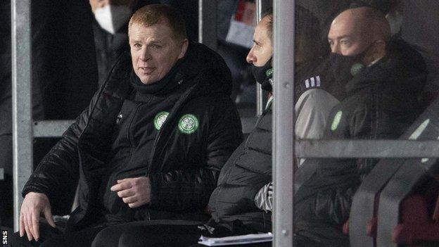 Neil Lennon's Celtic are out of Europe and trailing Rangers in the Scottish title raceNeil Lennon