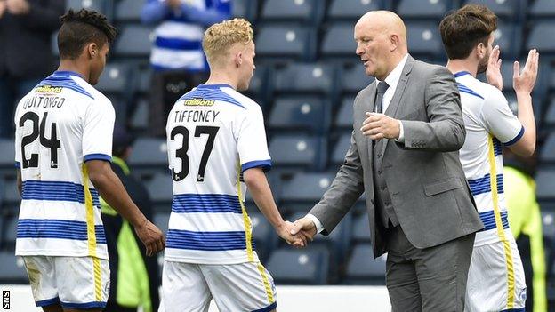 Morton players with Jim Duffy