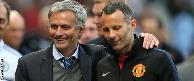 Jose Mourinho and Ryan Giggs