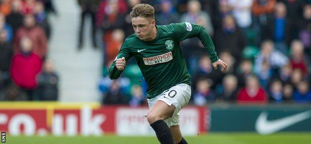 Hibernian playmaker Scott Allan