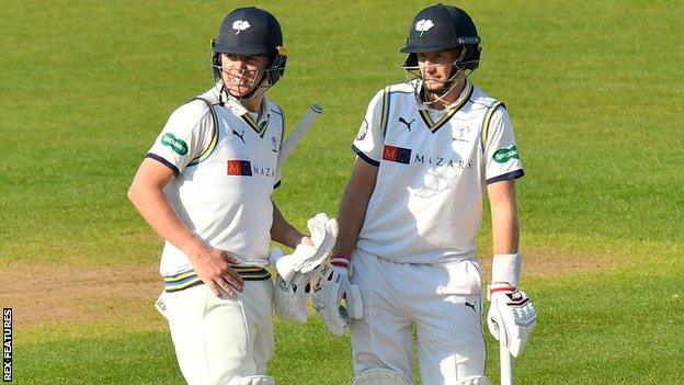 Gary Ballance and Joe Root