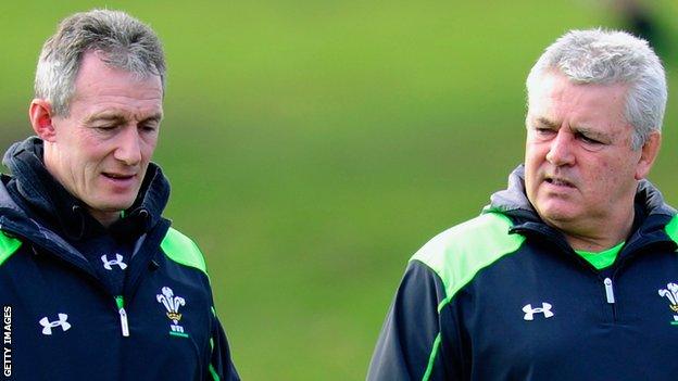 Robert Howley and Warren Gatland