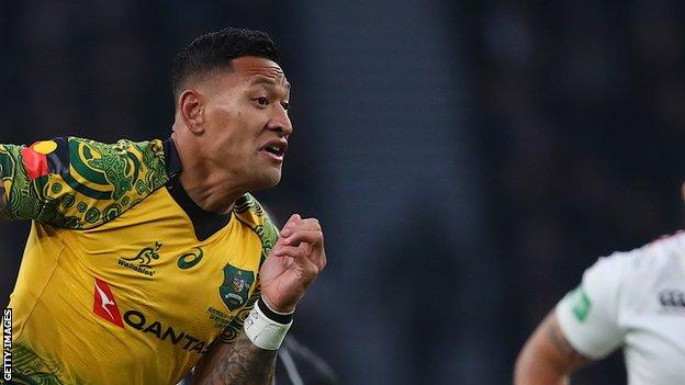 The earliest Israel Folau could play for Catalans Dragons is when they open their 2020 Super League season against Huddersfield on Saturday