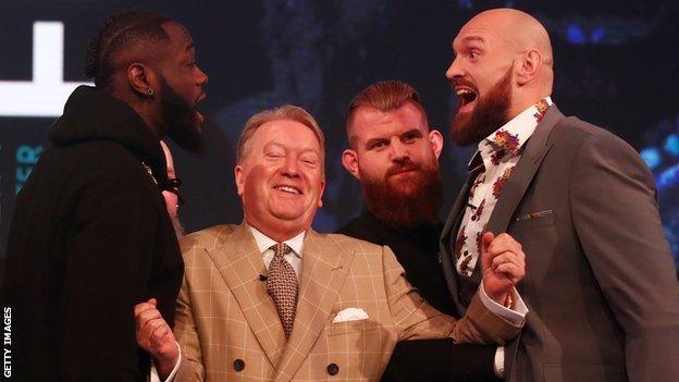 Wilder and Fury face off