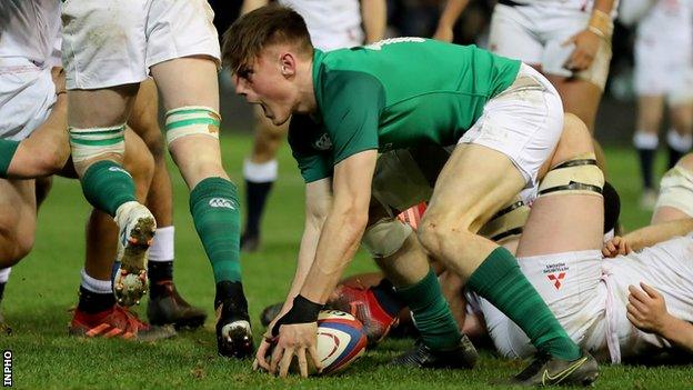 Ethan McIlroy has represented Ireland in the U20s Six Nations Championship