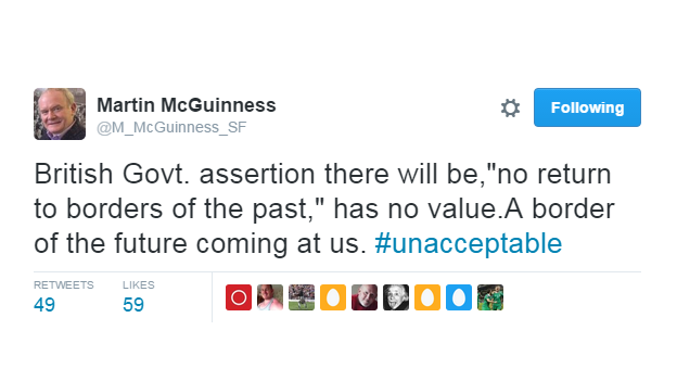 McGuinness tweet