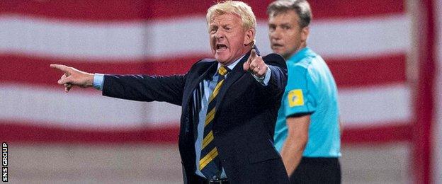 Scotland manager Gordon Strachan