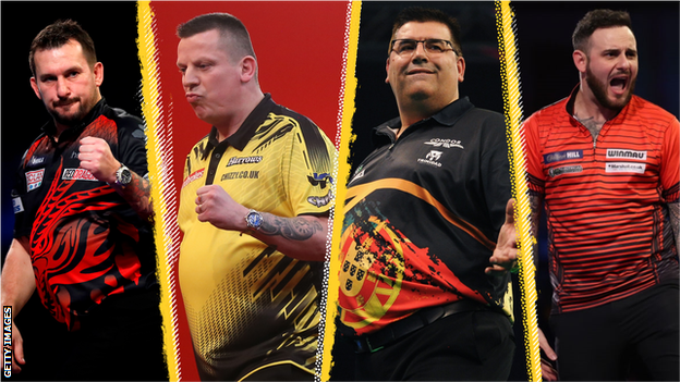 Jonny Clayton, Dave Chisnall, Jose de Sousa and Joe Cullen make up the final four