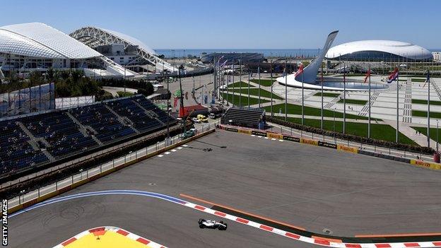 Sochi Formula 1 track