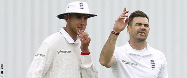 Stuart Broad and James Anderson