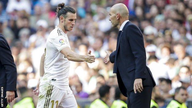 Zinedine Zidane and Gareth Bale