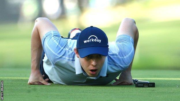 Matthew Fitzpatrick at the Italian Open