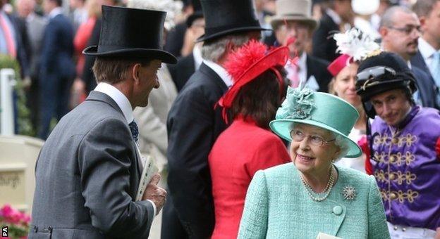 The Queen at Royal Ascot