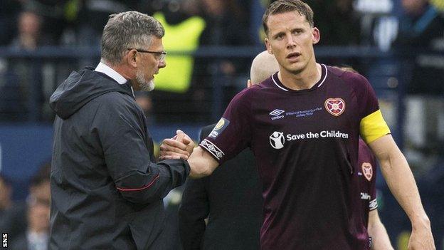 Levein led Hearts to last season's Scottish Cup final where the lost to Celtic