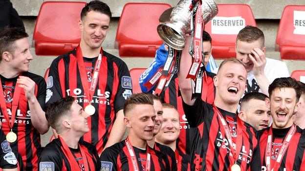 Crusaders retained the Irish Premiership for the first time in their history in April