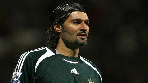 Former Newcastle United goalkeeper Pavel Srnicek