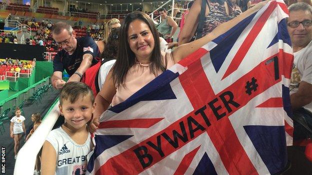 Jodie Bywater and son Benjamin