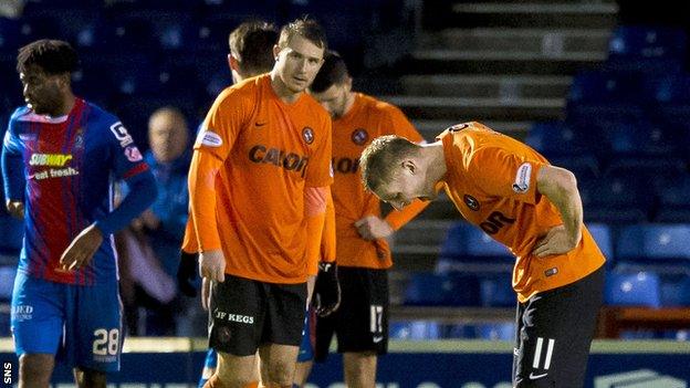 United were denied a crucial win by a last-gasp Inverness equaliser