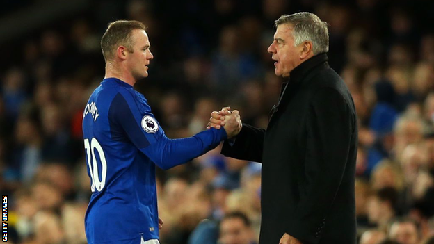 Wayne Rooney and Sam Allardyce